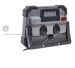 Baladeuse de travail LED T5000, 2 prises (Type E) - KRAFTWERK