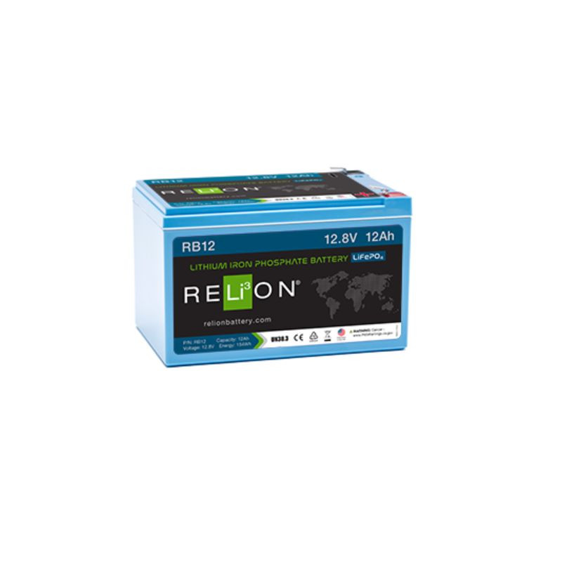 Batterie Lithium 12 V - 12 Ah - F2 Terminal - LiFePO4 - RELiON