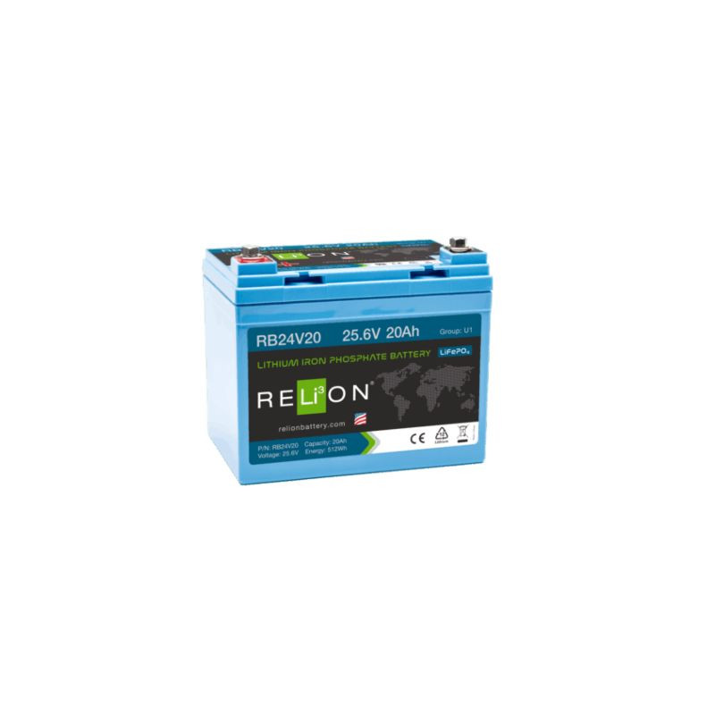 Batterie Lithium 24 V - 20 Ah - LiFePO4 - RELiON
