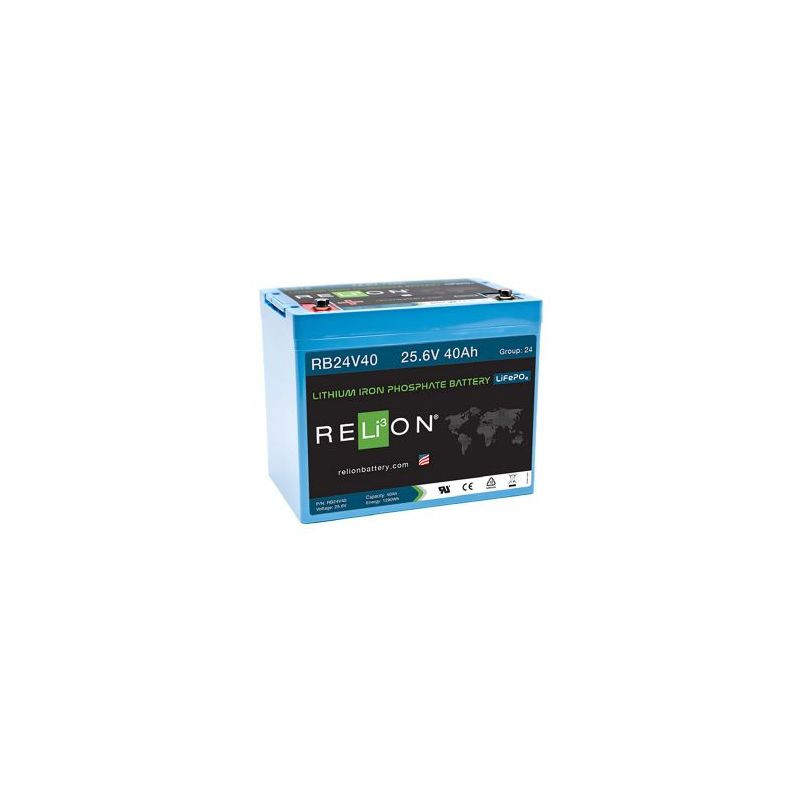 Batterie Lithium 24 V - 40 Ah - LiFePO4 - RELiON