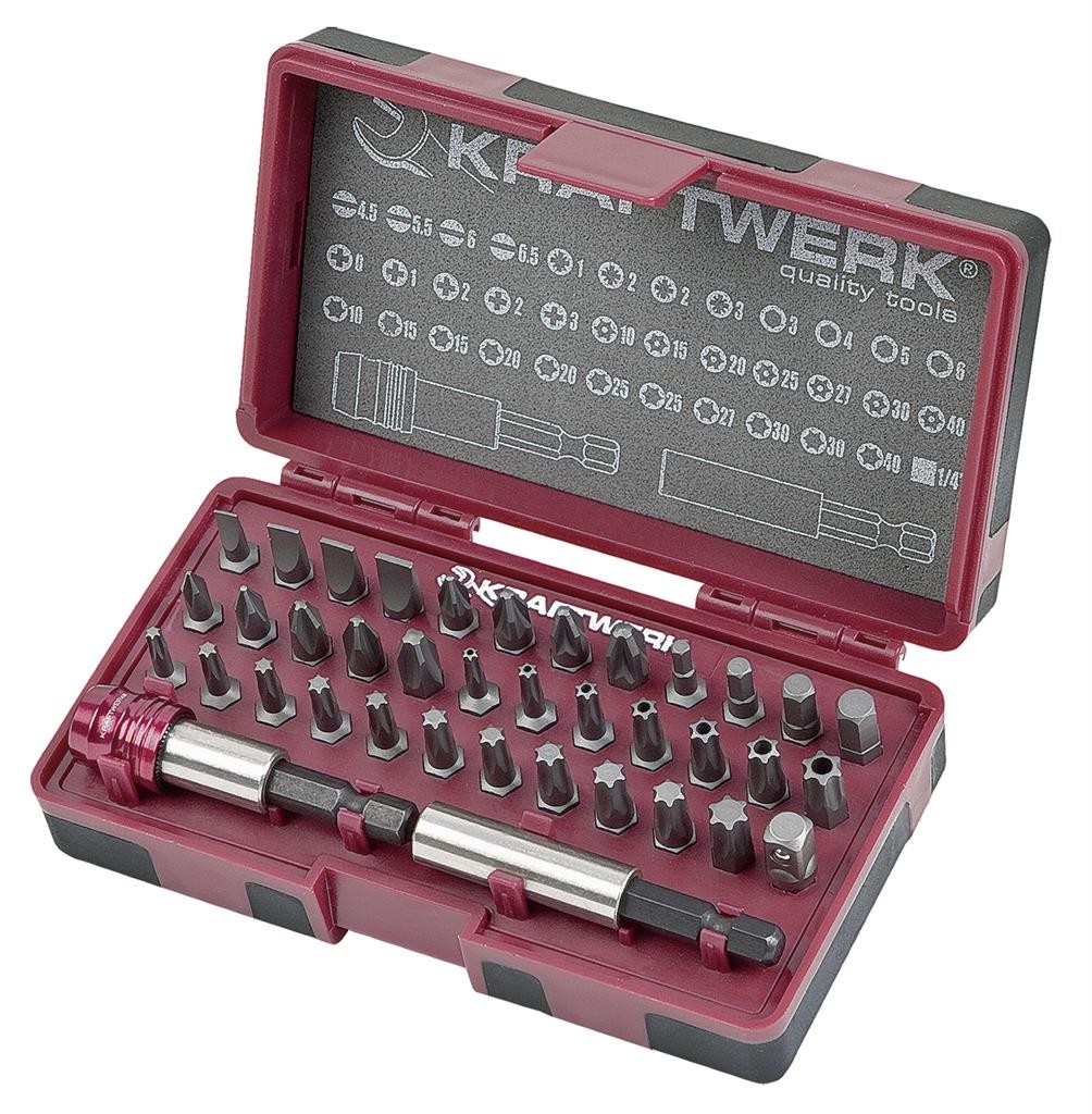 Boîte d'embouts, 1/4", 38 pièces - KRAFTWERK