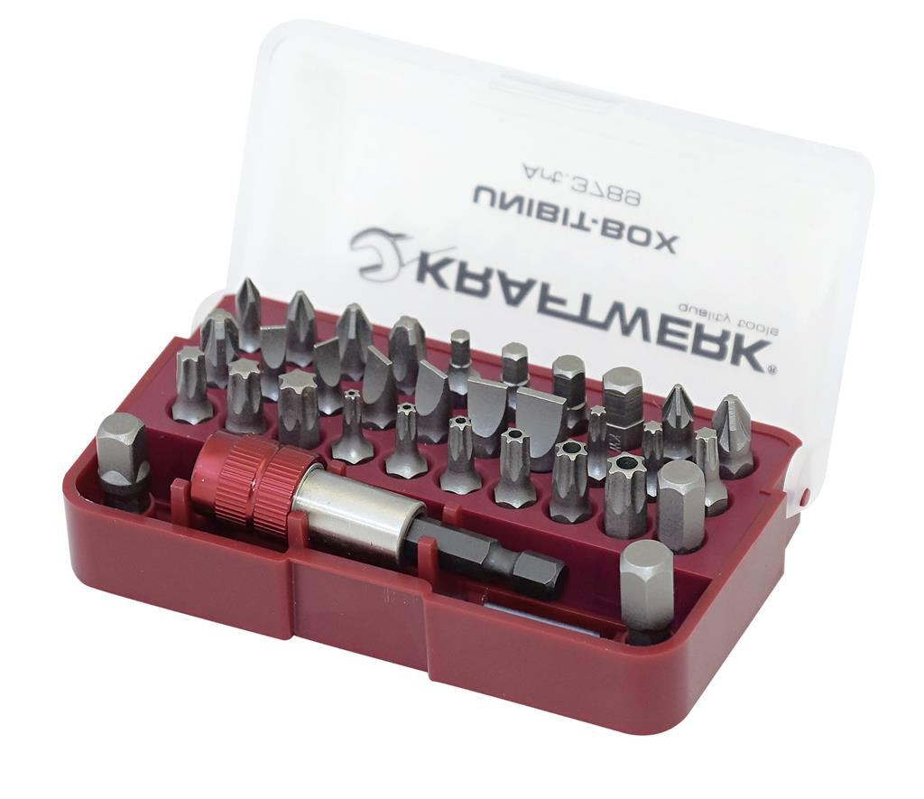 Boîte d'embouts universels 1/4" - 33 pièces - KRAFTWERK