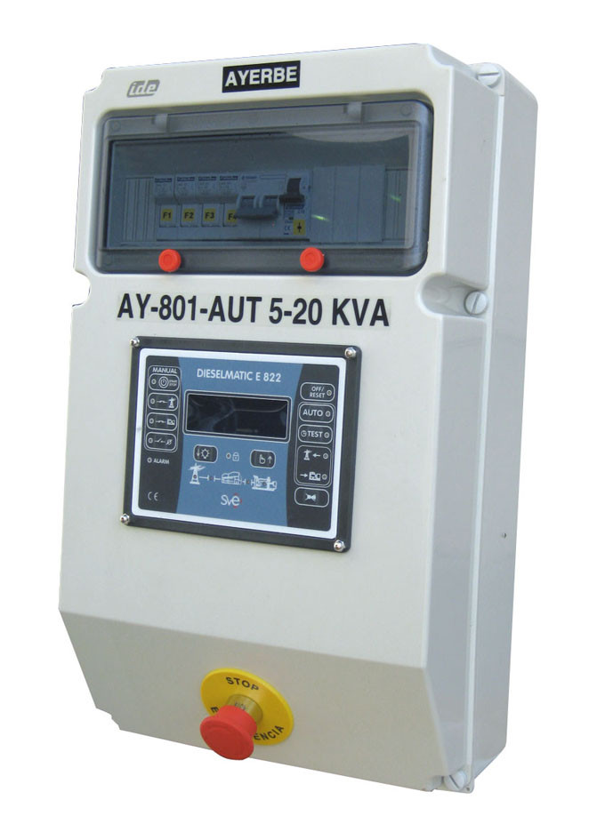 Boitier ATS - AY-822-AUT-5-20 automatique pour groupe électrogène AYERBE
