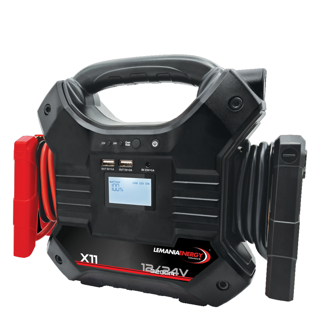 Booster lithium 12/24V - Ampérage de point 3200 A - Lemania Energy