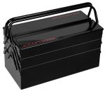 Caisse à outils noire équipée de 106 outils Basic-Line, 1/4" + 1/2" - KRAFTWERK