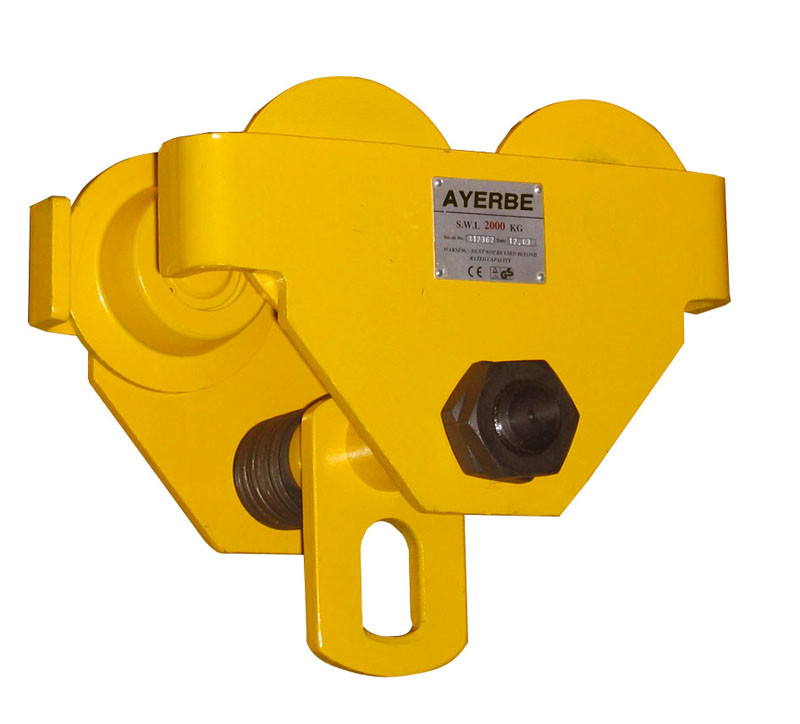 Chariot porte palan à translation par poussée AY-500-CTC - 500 kg - AYERBE
