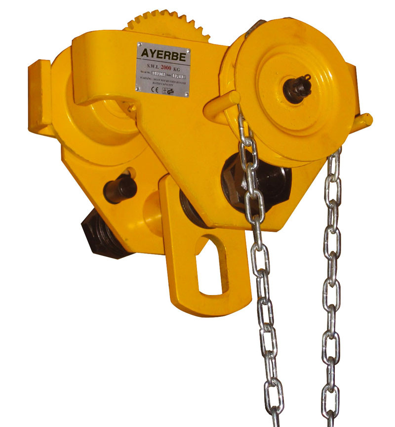 Chariot porte palan translation par chaine AY-1000-CTC - 1000 kg - AYERBE