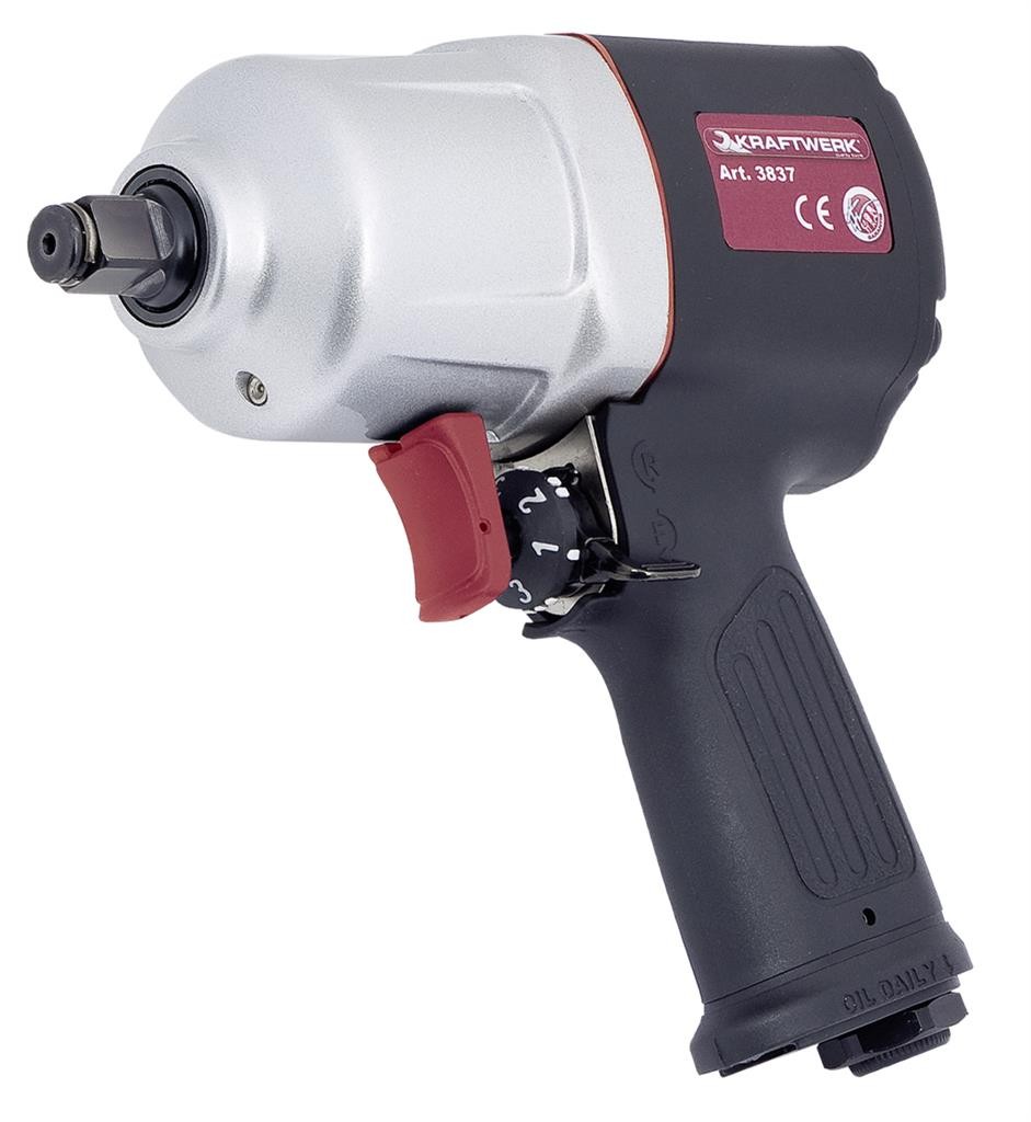 Clé à chocs pneumatique industrielle 1486 Nm 1/2" - KRAFTWERK