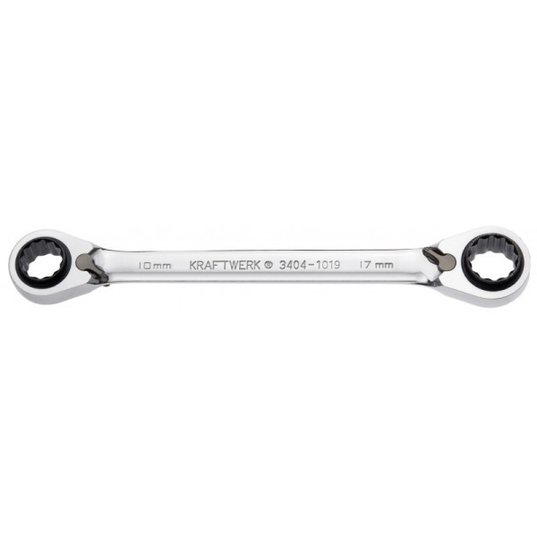 Clé à cliquet rév. 4 en 1 16x13,17x19 mm - KRAFTWERK