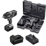 Coffret clé à choc à batterie, sans fil, 1/2", Moteur Brushless, 18 V, 1500 Nm - KRAFTWERK