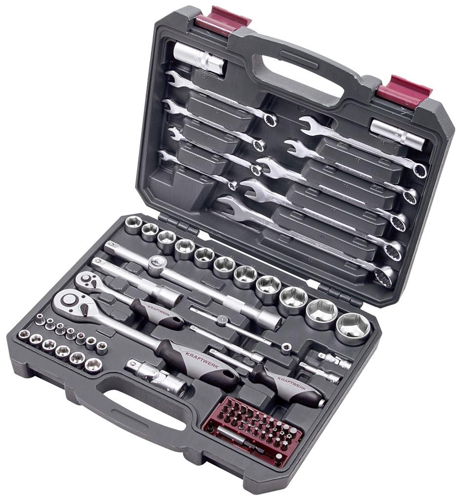 Coffret de douilles Basic-Line - 1/4? + 1/2? - 80 pièces - KRAFTWERK