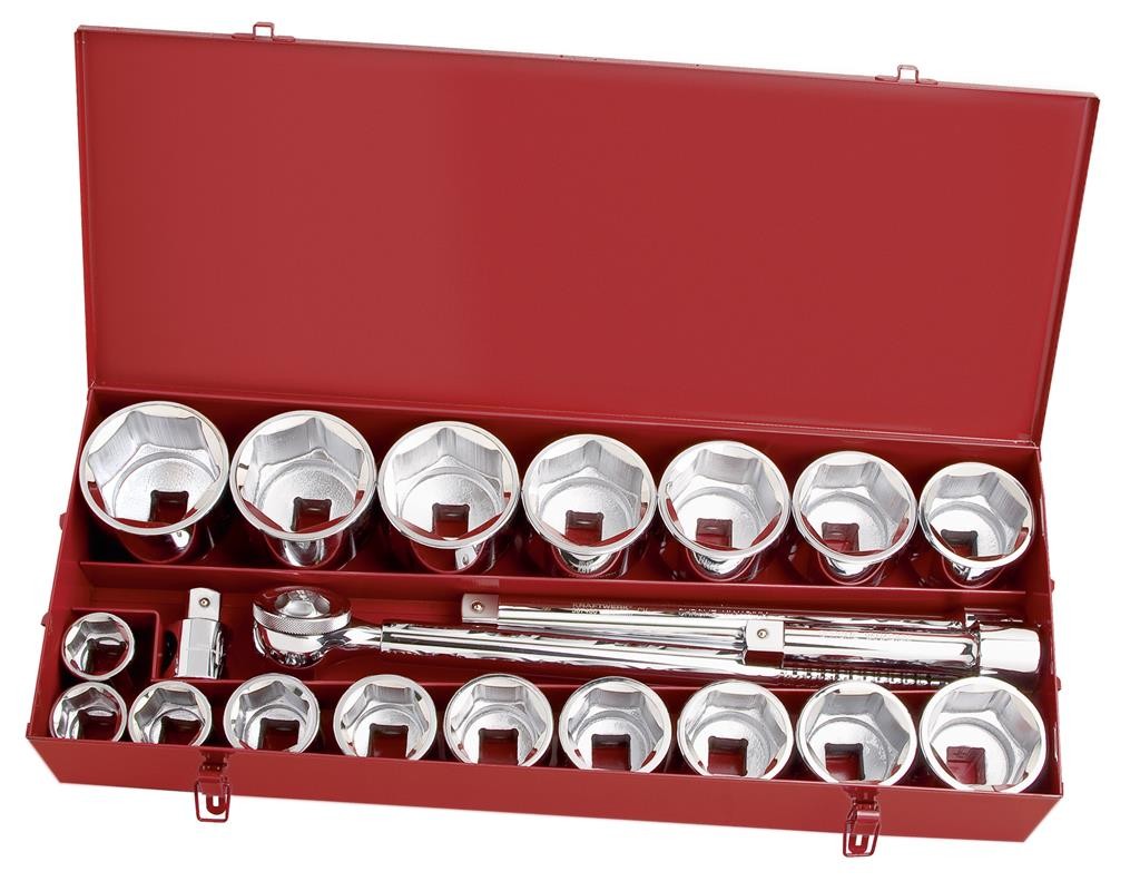 Coffret de douilles Pro Line, 1", 21 pièces - KRAFTWERK