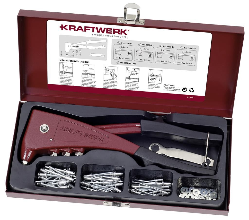 Coffret de pince à riveter - KRAFTWERK