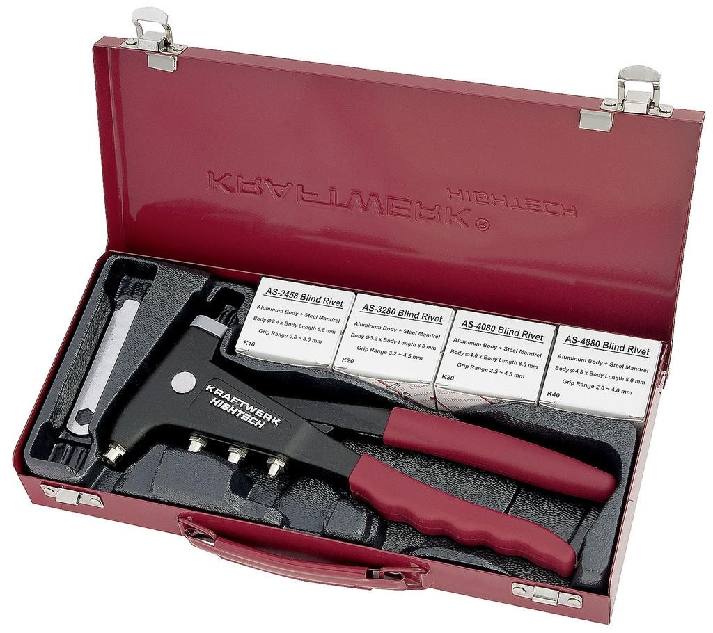 Coffret de pince à rivets industriels - KRAFTWERK