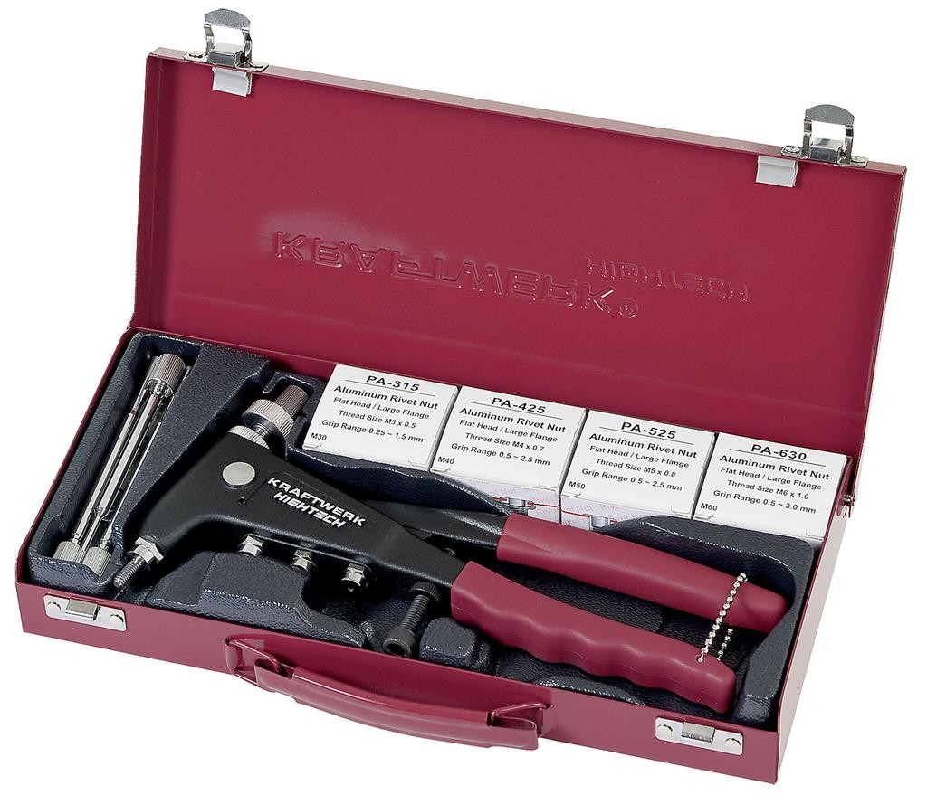 Coffret de pince pour écrous aveugles industrielle - M3-M4-M5-M6 - KRAFTWERK