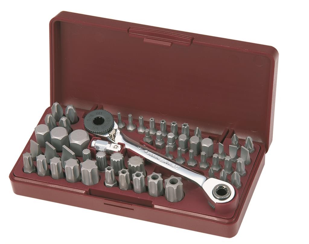 Coffret d'embouts Tribit 1/4+5/16" 55 pièces - KRAFTWERK