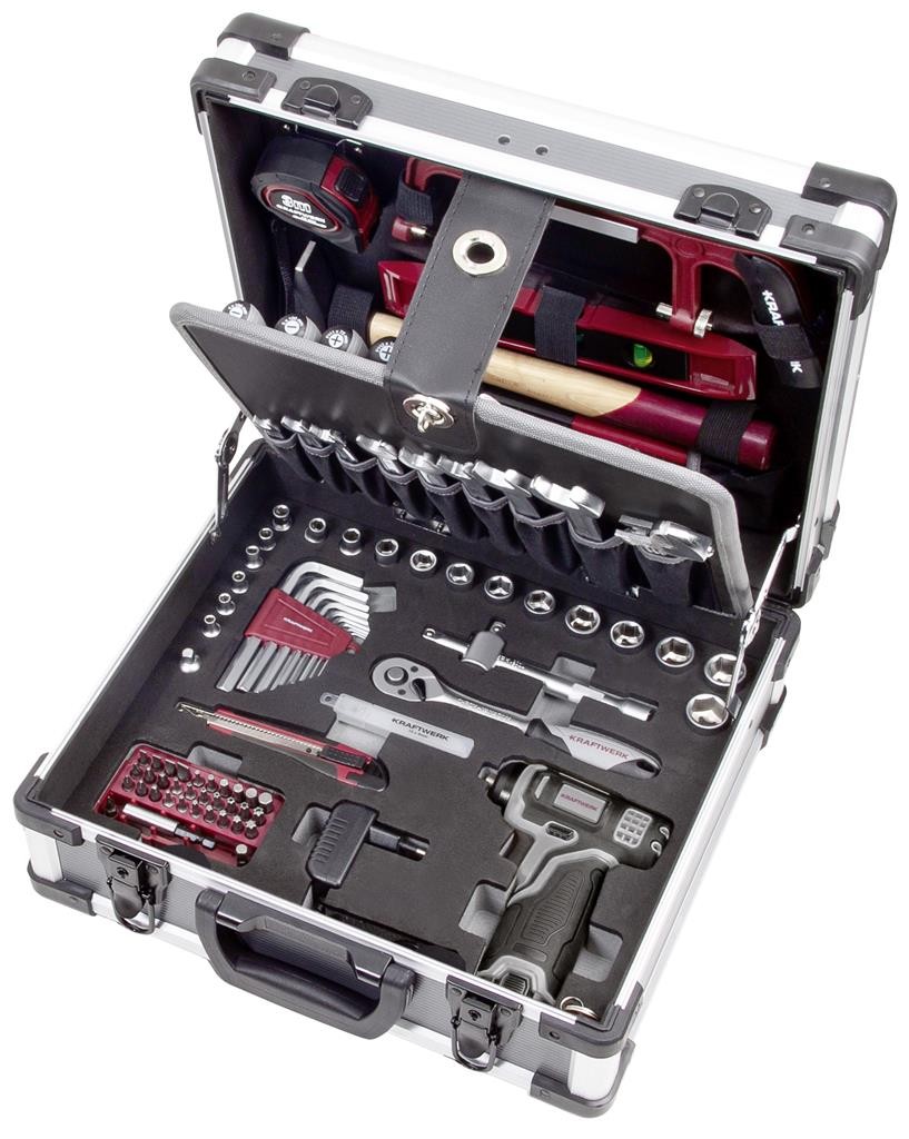 Coffret d?outils B152, 1/4? + 3/8?, visseuse d'embouts 103 pièces- KRAFTWERK