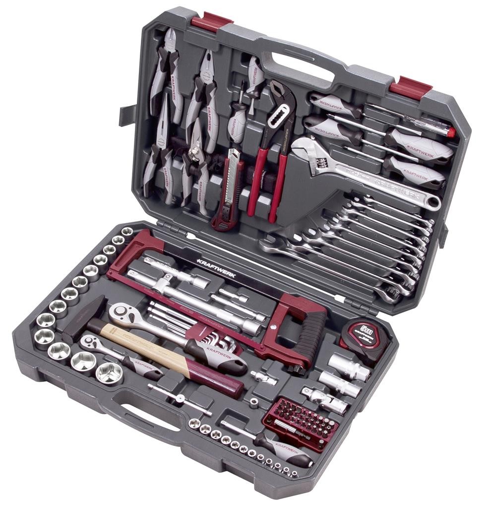 Coffret d?outils Basic-Line, 1/4? + 1/2? - 115 pièces - KRAFTWERK