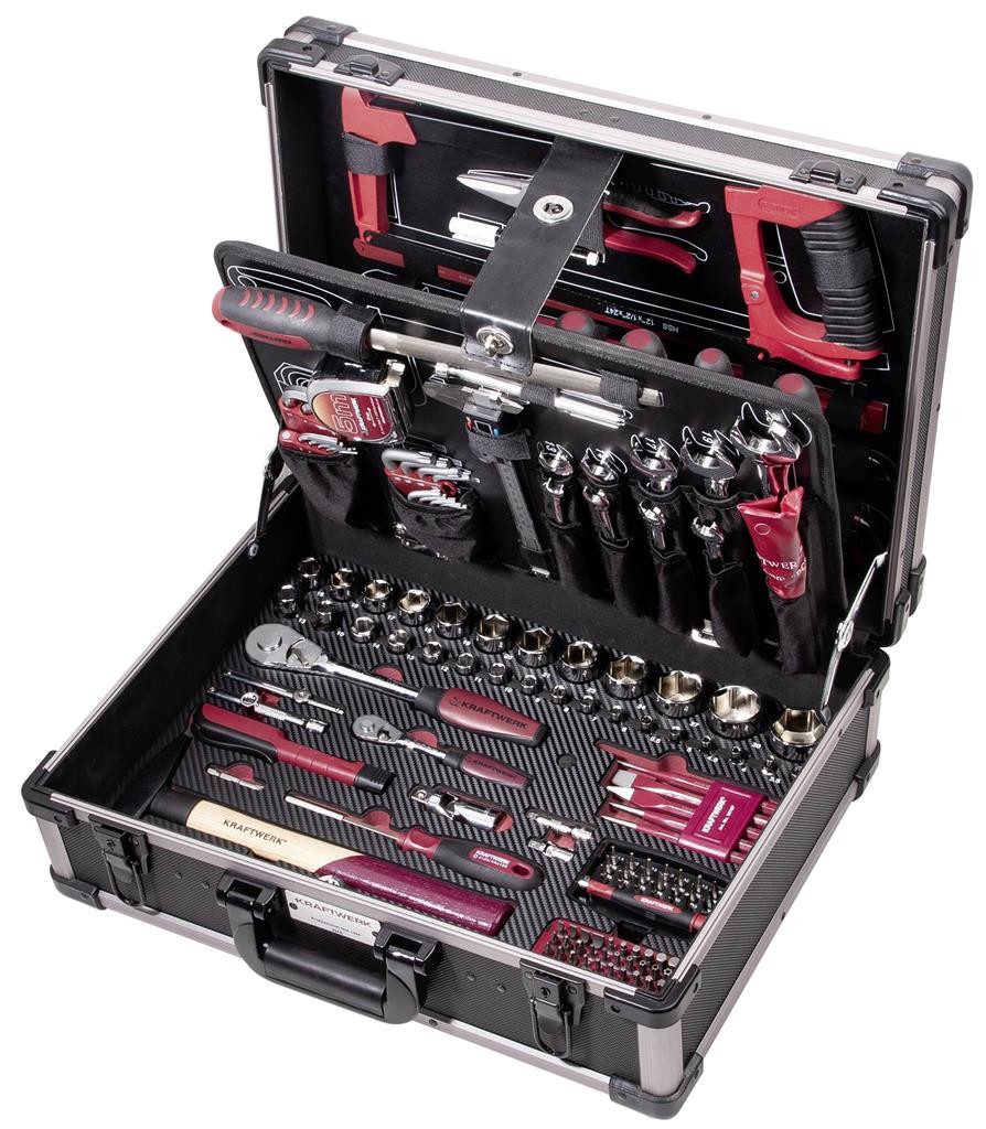 Coffret d?outils Pro Line, 1/4?+ 1/2?, 263 pièces - KRAFTWERK