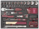Coffret d?outils Pro Line, 1/4?+ 1/2?, 263 pièces - KRAFTWERK