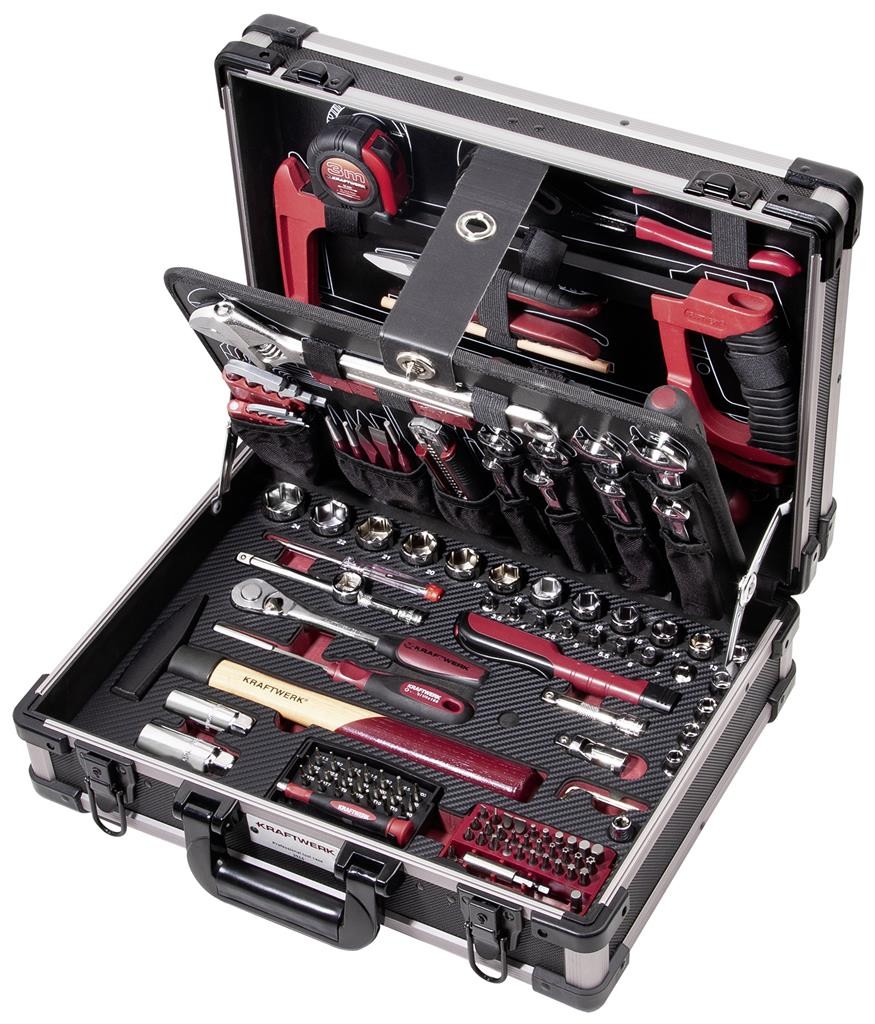 Coffret d'outils Pro Line, 1/4" + 3/8", 151 pièces - KRAFTWERK