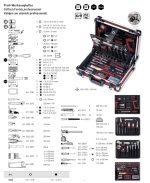 Coffret d'outils Pro Line, 1/4" + 3/8", 151 pièces - KRAFTWERK