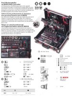 Coffret d?outils Pro Line avec perceuse/ visseuse sans fil BOSCH, 1/4?+ 1/2?, 264 pièces - KRAFTWERK
