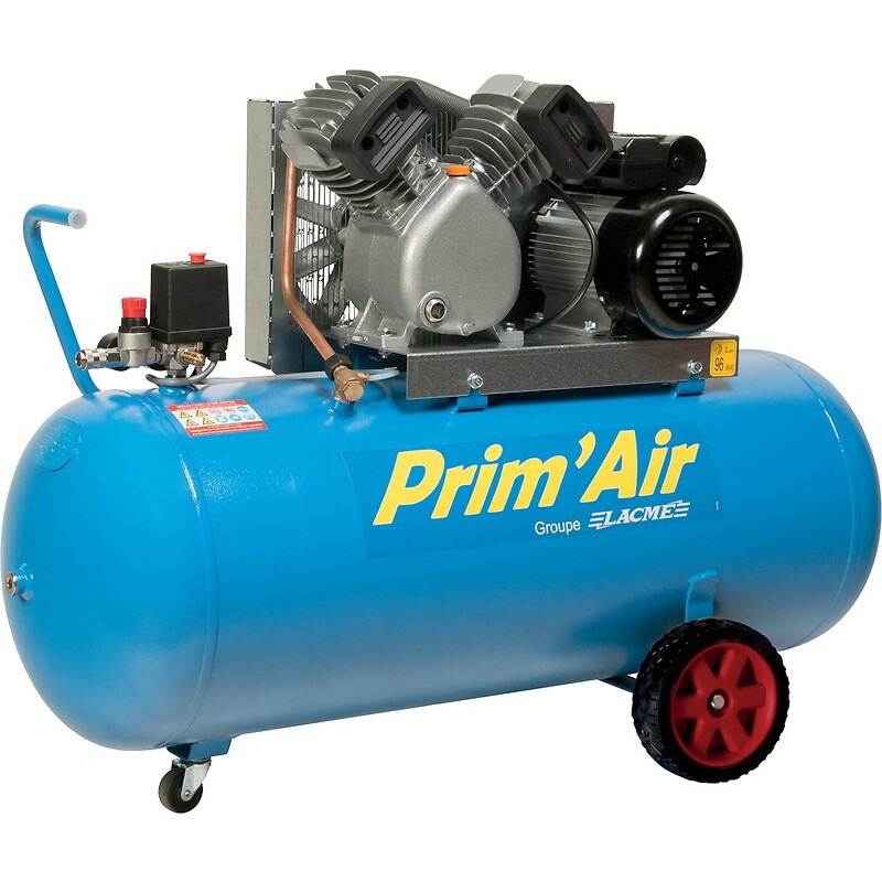 Compresseur d'air électrique 150L 3 CV - Prim?Air VM 21/150 - LACME