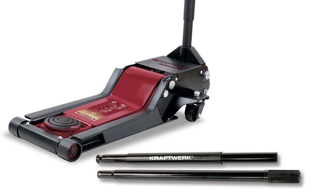 Cric rouleur hydraulique de garage extra bas 3 tonnes - KRAFTWERK