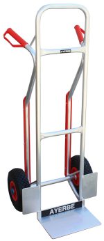 Diable AY-200-PL - Aluminium - Bavette fixe - Charge utile 200 kg - Roues gonflables - AYERBE