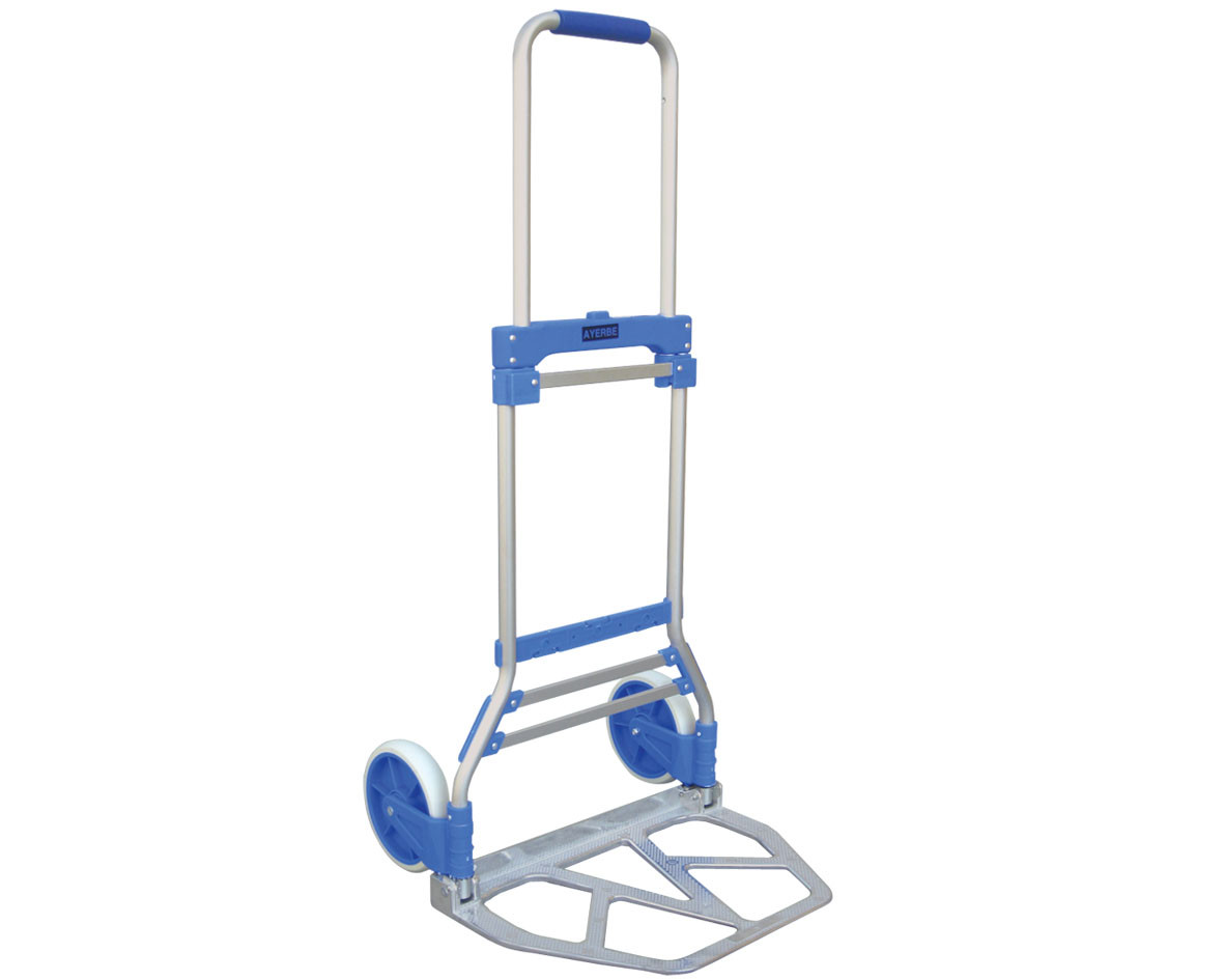 Diable AY-70-PG - Aluminium et pliable - Charge utile 70 kg - Roues anti-crevaison - AYERBE