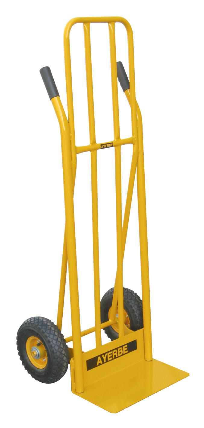 Diable AY-PORTE-BOITES - Bavette fixe -Charge utile 200 kg - Roues gonflables - AYERBE