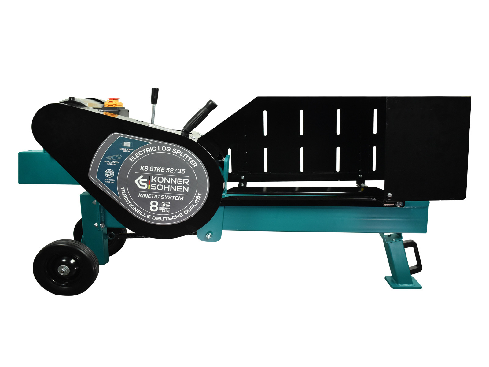 Fendeuse à bois électrique Horizontale KS 8TKE 52/35 - Bûches longueur max 52 cm / diamètre max 35 cm - Könner & Shönen