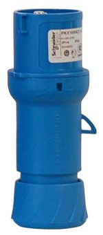 Fiche-1 mâle (2P+T) 230V - 16 A - pour groupe agricole IMER FRANCE