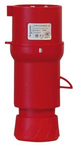 Fiche-4 mâle (3P+N+T) 400V - 32 A - pour groupe agricole IMER FRANCE