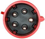 Fiche-4 mâle (3P+N+T) 400V - 32 A - pour groupe agricole IMER FRANCE