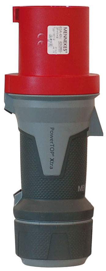 Fiche-6 mâle (3P+N+T) 400V - 125 A - pour groupe agricole IMER FRANCE