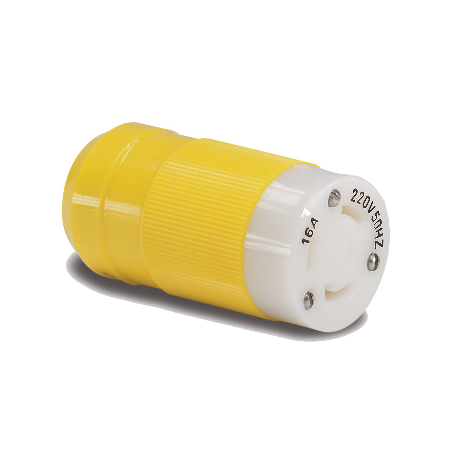 Fiche femelle 2 pôles + terre 16A 220V sous blister - Prises et rallonges de quai - MARINCO BEP