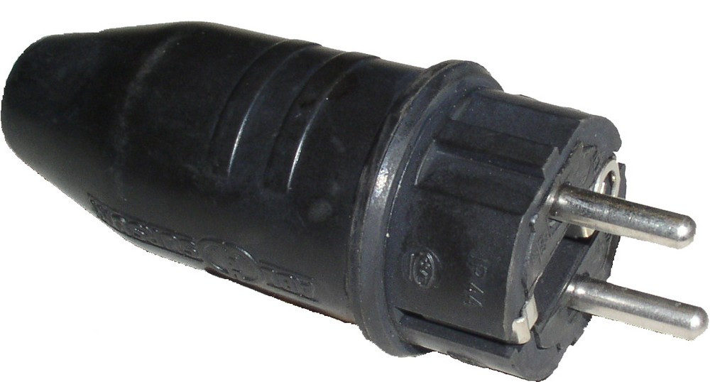 Fiche mâle monophasé 16A 2 P+T - FRANCEPOWER