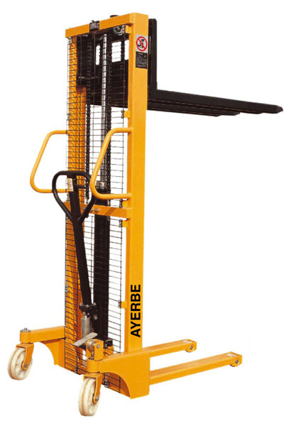 Gerbeur manuel AY-3000-APM - Hauteur de levage 3000 mm - Charge utile 1000 kg - AYERBE