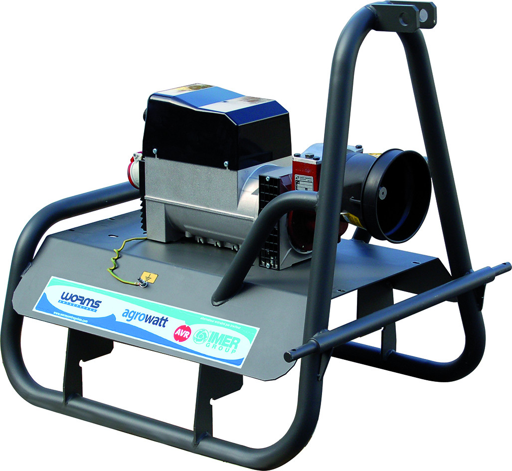 Groupe électrogène agricole sur prise de force AGROSOUD 220 Fonction soudage - 6.5 kVA - IMER FRANCE