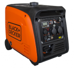 Groupe électrogène BXGNI4000E ESSENCE - 3.9 kW - Monophasé - INVERTER - Démarrage électrique/manuel - 56 dB(A) - BLACK & DECKER