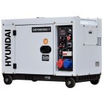 Groupe électrogène DHY8600SE-T- Diesel - Monophasé 6 KW Triphasé 7.9 kVA - AVR - Installation solaire - HYUNDAI