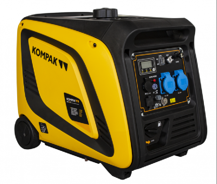 Groupe électrogène KGG39EI ESSENCE - 3.9 kW - Monophasé - INVERTER - Démarrage électrique/manuel - 56 dB(A) - KOMPAK