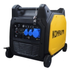 Groupe électrogène KGG65EI ESSENCE - 6.5 kW - Monophasé - INVERTER - Démarrage électrique - 65 dB(A) - KOMPAK