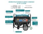 Groupe électrogène KS-12-1E-1/3-ATSR - 8 kW - Essence - AVR - 230V et 400V- Démarrage Electrique - Könner & Söhnen