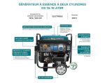 Groupe électrogène KS-15-1E-ATSR - 12.5 kW - Essence - AVR - Monophasé 230V - Démarrage Electrique - Könner & Söhnen
