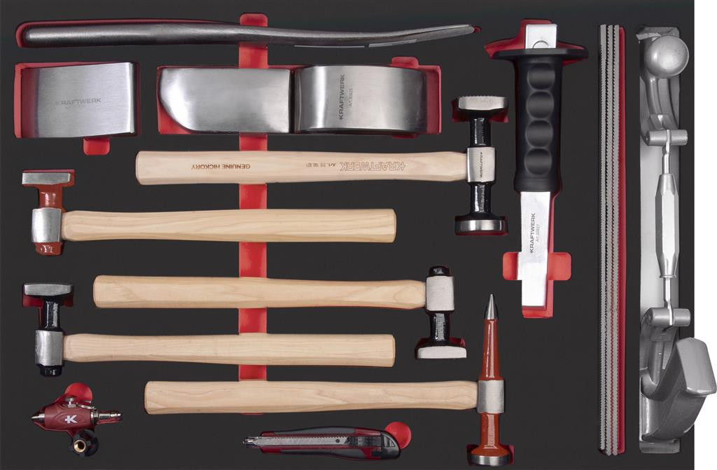 Insert d'outils spécial carrosserie - 16 pièces - KRAFTWERK