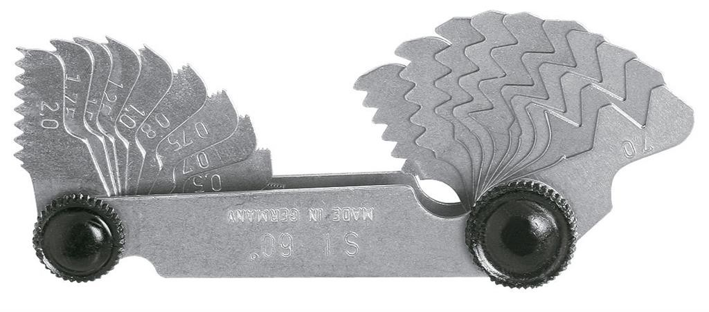 Jauge de filetage 24 pièces - KRAFTWERK