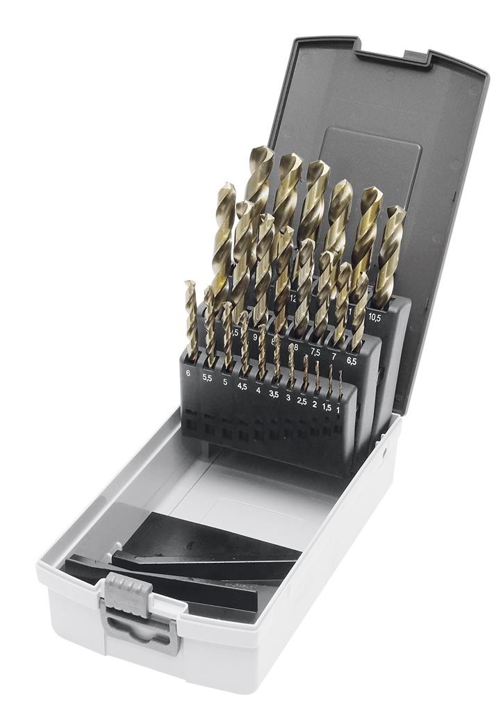 Jeu de 19 Forets hélicoïdaux HSS-E 1-13/0.5 mm - KRAFTWERK